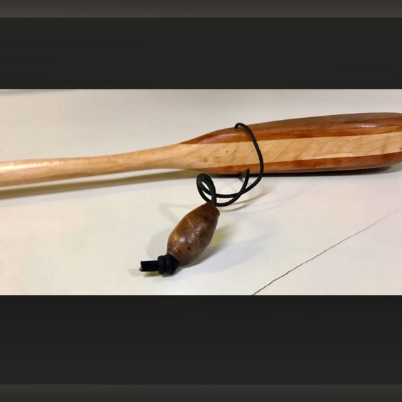 New Unused Hand Crafted Artisan Maple/Cherry Maple Shoehorn - Picture 8 of 9